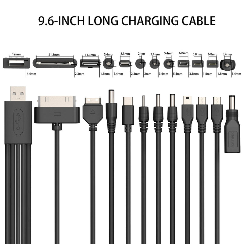 Charger Compatible with Bousnic Dog Shock Collar,Universal Dog Collar Charger Replacement for Mini Educator E Collar,Bark Collar and Other Training Systems,11-in-1 Dog Training Collar Charging Cord 11-in-1 Cable - PawsPlanet Australia