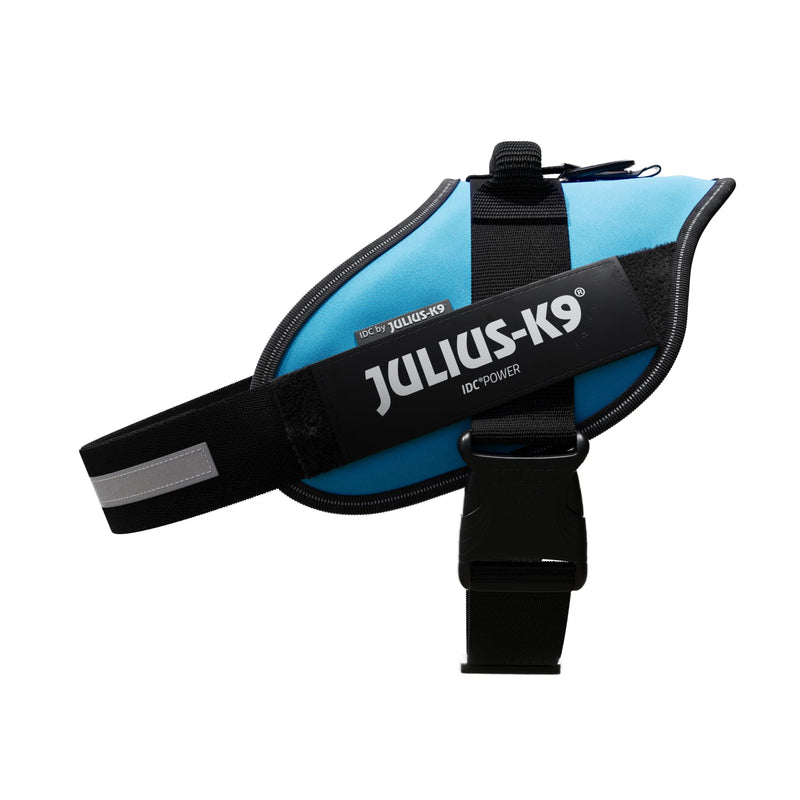 Julius-K9, 16IDC-AM-2, IDC Powerharness, Dog Harness, Size: 2, Aquamarine - PawsPlanet Australia