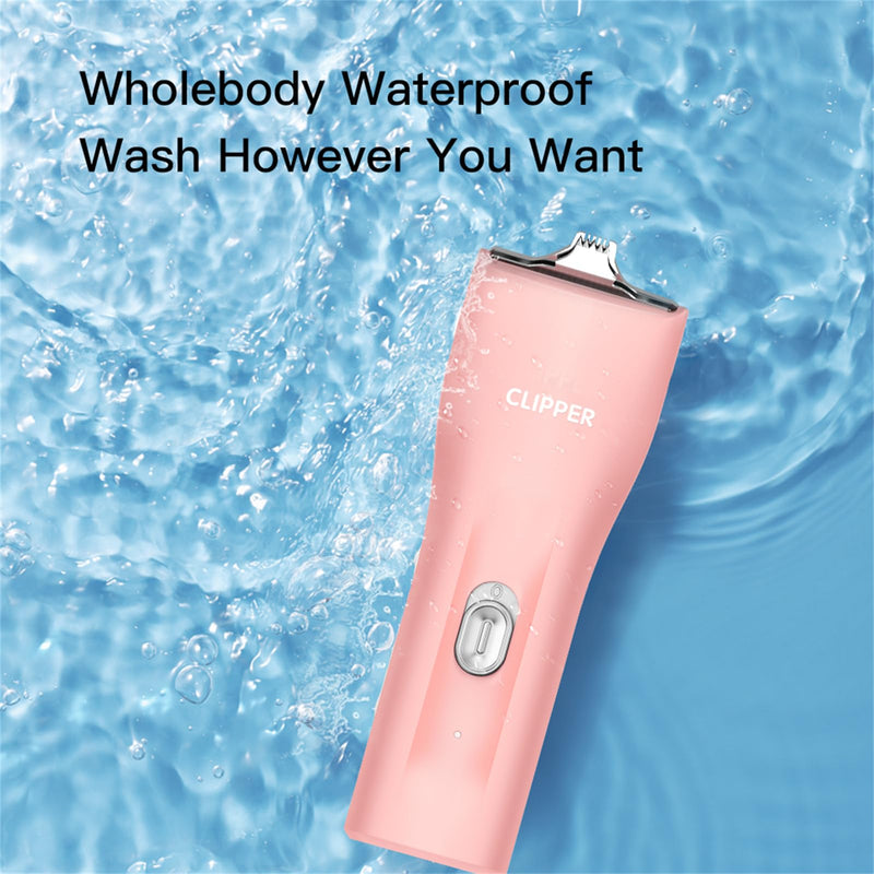 2 in 1 Prowerful Home Professional Dog Grooming Kit Clipper Low Noise USB Rechargeable Gifts for Dog Cat Pink,MTS006 Mts006-pro-pink - PawsPlanet Australia