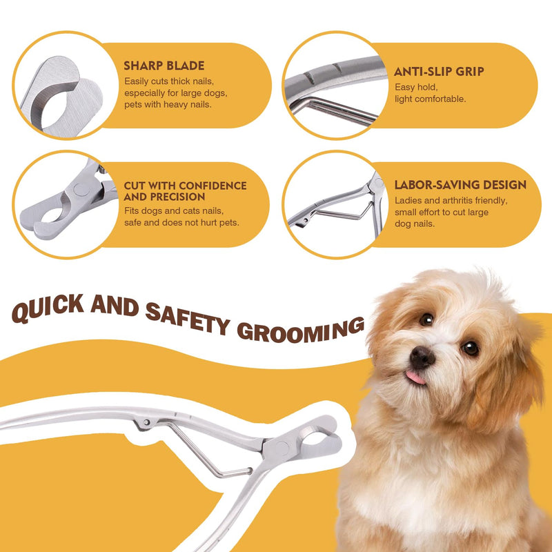 Dog Grooming Brush Kit,Deshedding Dog Brush for Shedding Short Hair Dogs with Pet Nail Clipper and File, Two Sided Pet Brushes for Dogs Removing Dirt & Loose Hair(7PCS) BLACK - PawsPlanet Australia