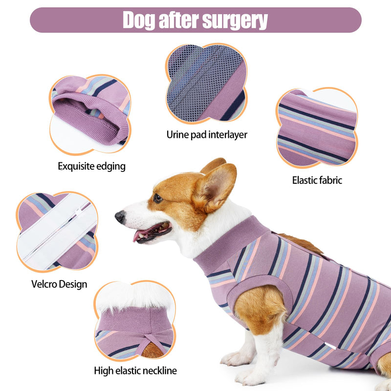 Coppthinktu Dog Recovery Suit Dog Surgery Recovery Suit Female, Dog Onesies Dog Surgical Recovery Suit for Small Medium Large Dogs, Pet Recovery Shirt Post Spay Abdominal Wounds (XX-Large) XX-Large Wine Red