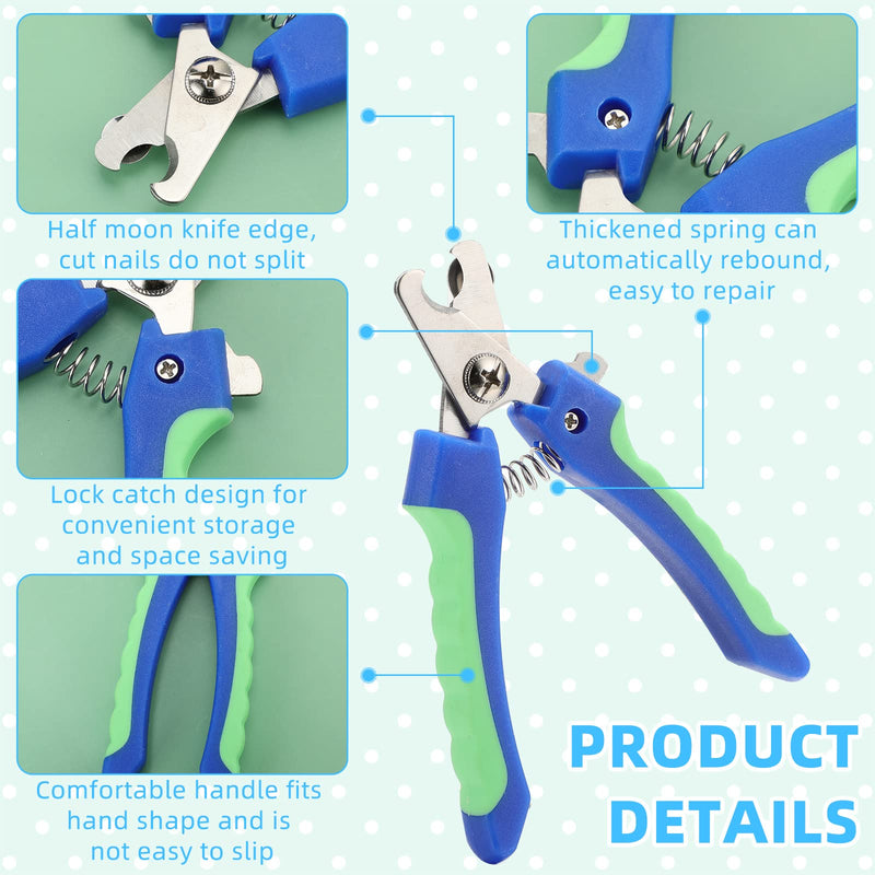 9 Pcs Dog Nail Clippers Bulk Pet Nail Clippers, Dog Toenail Clippers Dog Nail Trimmer Dog Clippers for Grooming Nails Dog Claw Care for Small Medium Dogs - PawsPlanet Australia