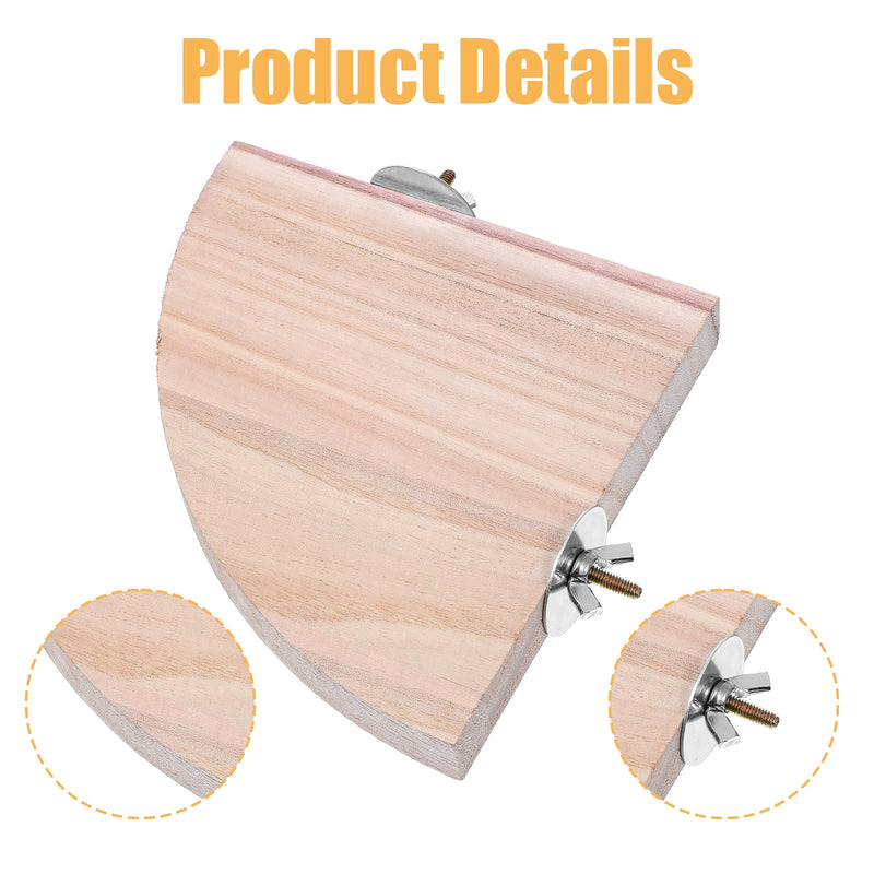 Bird Perch Stand, Wooden Platform for Parrots, Canaries, Cockatiels, Finches, Budgies, Lovebirds, Hamsters, Guinea Pigs, Chinchillas - PawsPlanet Australia