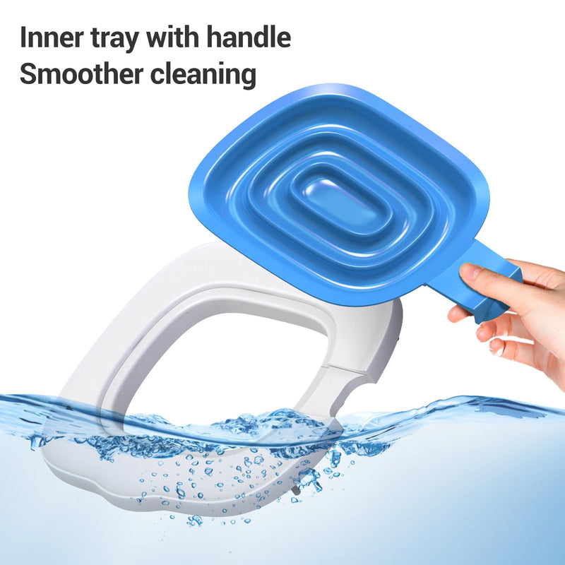Cat litter box training set, easy-to-use anti-slip system for cats with 4 protective pads and robust ABS material