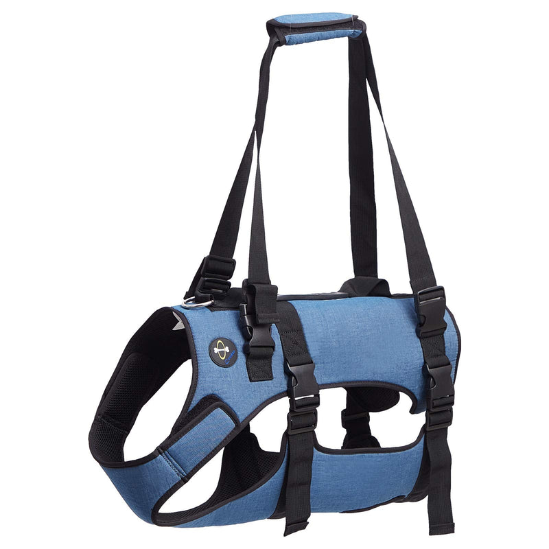 Coodeo Dog Lift Harness, Full Body Support & Recovery Sling, Pet Rehabilitation Lifts Vest Adjustable Breathable Straps for Old, Disabled, Joint Injuries, Arthritis, Paralysis Dogs Walk XLarge - PawsPlanet Australia