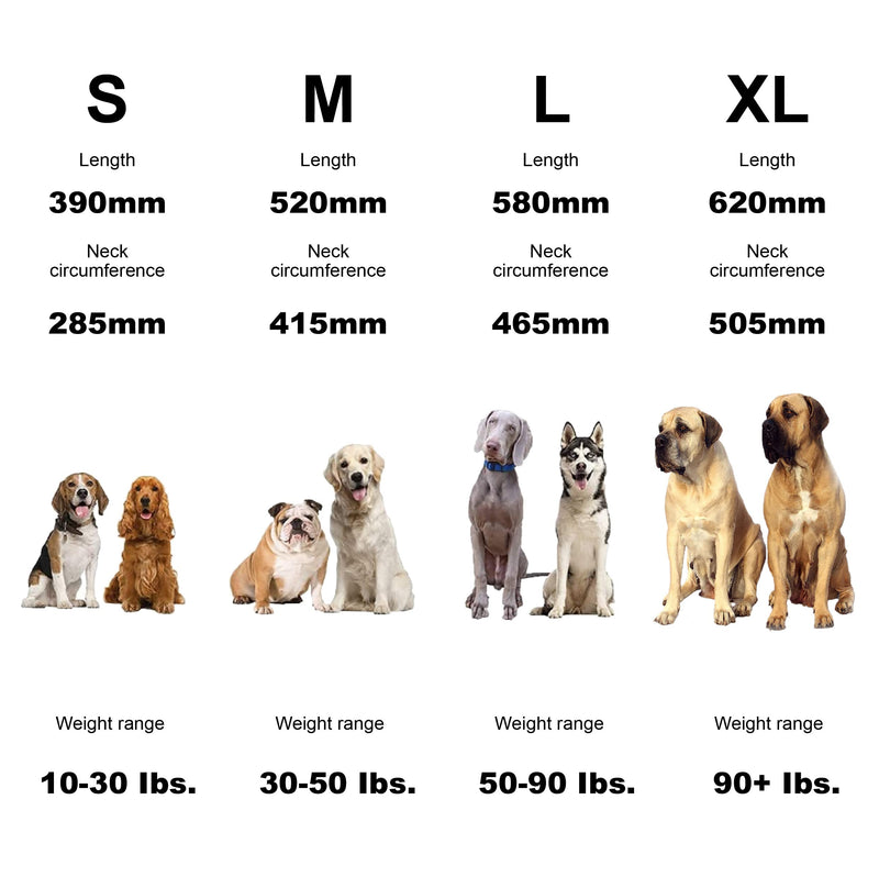 Nala’s World Dog Prong Training Collar, No Pull Pinch Safety Collar with LED Light, Comfort Tips and Quick Release Snap Buckle, for Small, Medium & Large Dogs - PawsPlanet Australia