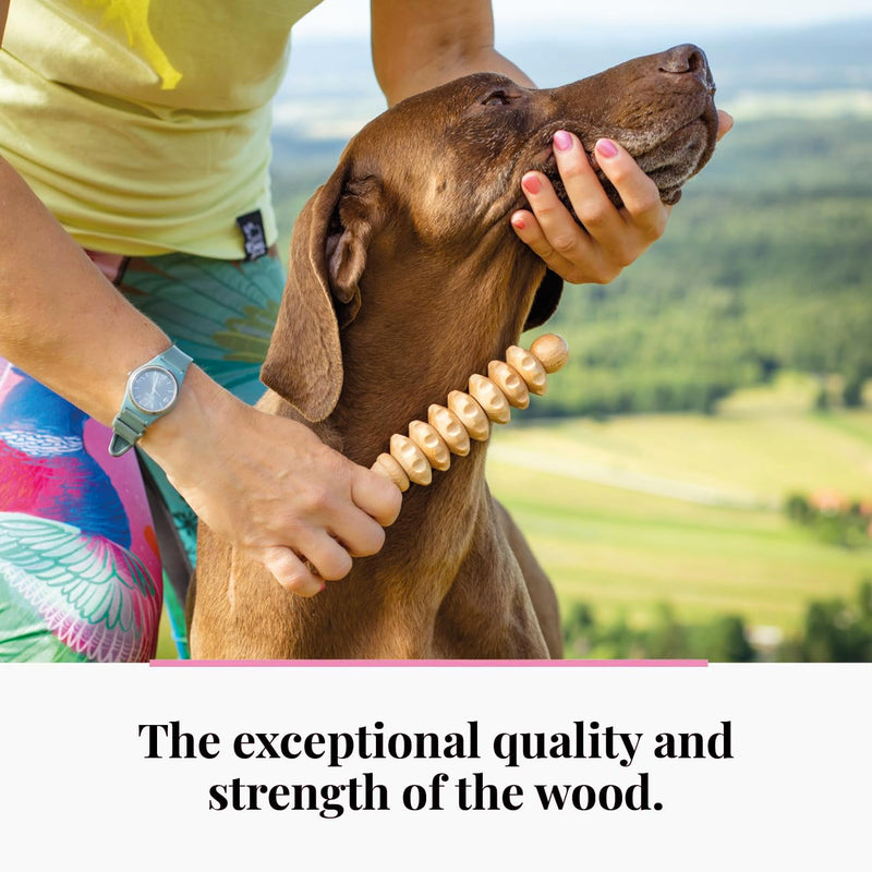 tuuli Wooden Pet Massager Massager for Dogs, Cats, Horses, Massage Brush, Short or Long Hair - PawsPlanet Australia