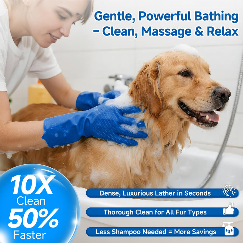 3-in-1 Pet Steam Brush Set for Dogs & Cats, Grooming Comb with Spray, Defur Tool, Water-Free Shampoo, Bath Gloves,Bath Brush, Tooth & Ear Brush, Towel (11PCS) 7.9"-Big combination - PawsPlanet Australia