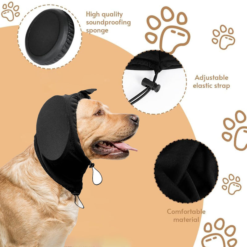 Dog Ear Muffs for Noise Protection, Dogs Noise Cancelling Headphone Dog Ear Safety Hearing Protection Small - PawsPlanet Australia