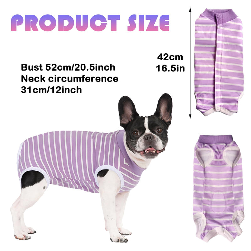 TYXHXTF Dog Recovery Suit - Post Surgery Body Suit for Male & Female Dogs, Adjustable, Pet Shirt