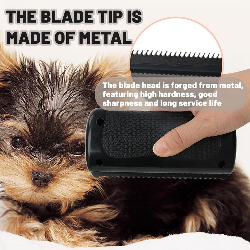Groompro Deshedding Brush, Deshedding Brush for Pets, Deshedding Dog Brush for Cats, Dogs, Horses, Easy Hair Removal Tool, Ergonomic Dog Groomer for Matted Hair (1) 1 - PawsPlanet Australia
