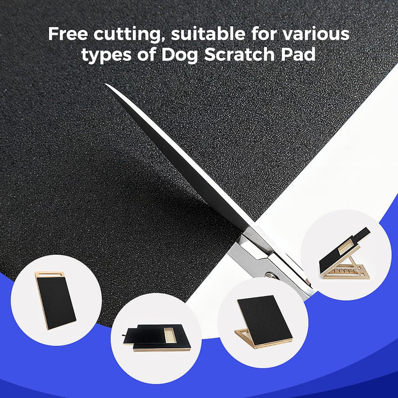 4-Pack Dog Nail Scratch Board Replacement Sandpaper, Self-Adhesive Pads for Dog Scratch Board, Fits Most Dog Scratch Pads for Effective Dog and Cat Claw Care - PawsPlanet Australia