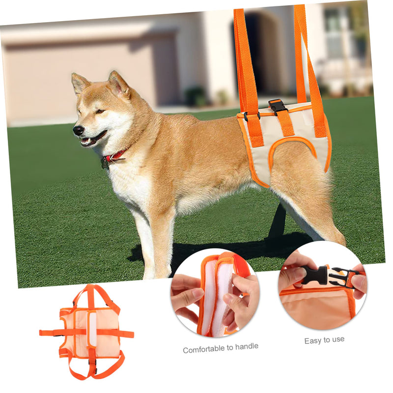 Gatuida Pet Carrier with Skin-Friendly Oxford Material and Breathable Mesh Wide Belt for Dogs with Waist Circumference 35-45cm and Leg Circumference 24cm for Supporting Injured Dogs