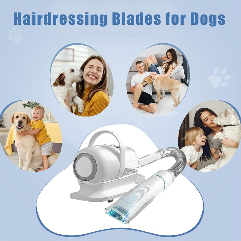 Replacement Blade for nebot P1 Pro Pet Grooming Kit & Vacuum,Size-7F Cut Length 1/8"(3.2mm),Made of Ceramic Blade & Stainless Steel Blade,2 Pack Black-8