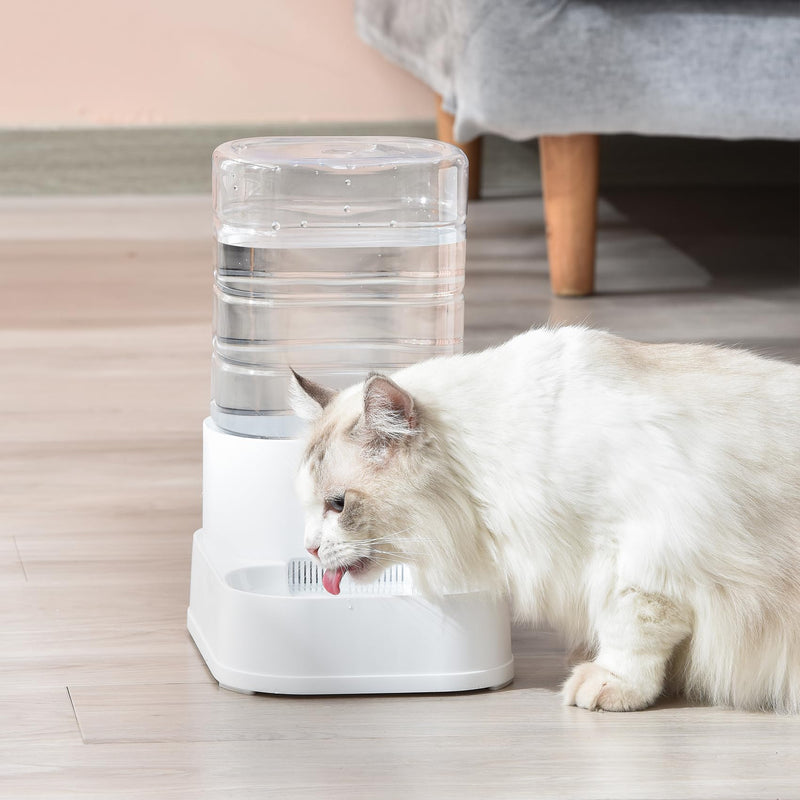 PAWGETHER® Gravity Automatic Pet Water Dispenser with 1 Filter for Cats and Small Dogs 1 Gallon/3.5L Auto Pet Waterer Dog Water Dispenser, Easy to Fill 3.5L 3. Waterer - PawsPlanet Australia