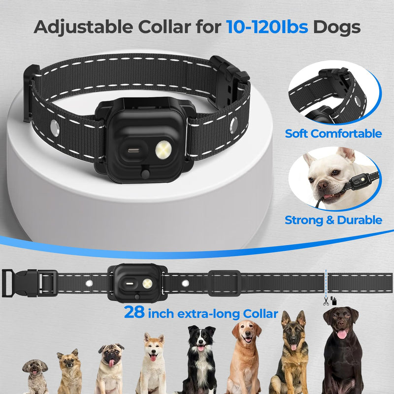 RPZ Dog Shock Collar with Remote Control, Dog Training Collar, E Vibration Collar for Large Medium Small Dogs, 4 Training Modes Rechargeable IPX7 Waterproof 4200FT, 1pcs 1 pcs
