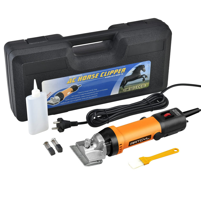 Horse Clippers,550W Professional Heavy Duty Horse Electric Grooming Kits,6-Speeds Electric Livestock Body Clippers for Horses Equine Goat Cattle - PawsPlanet Australia