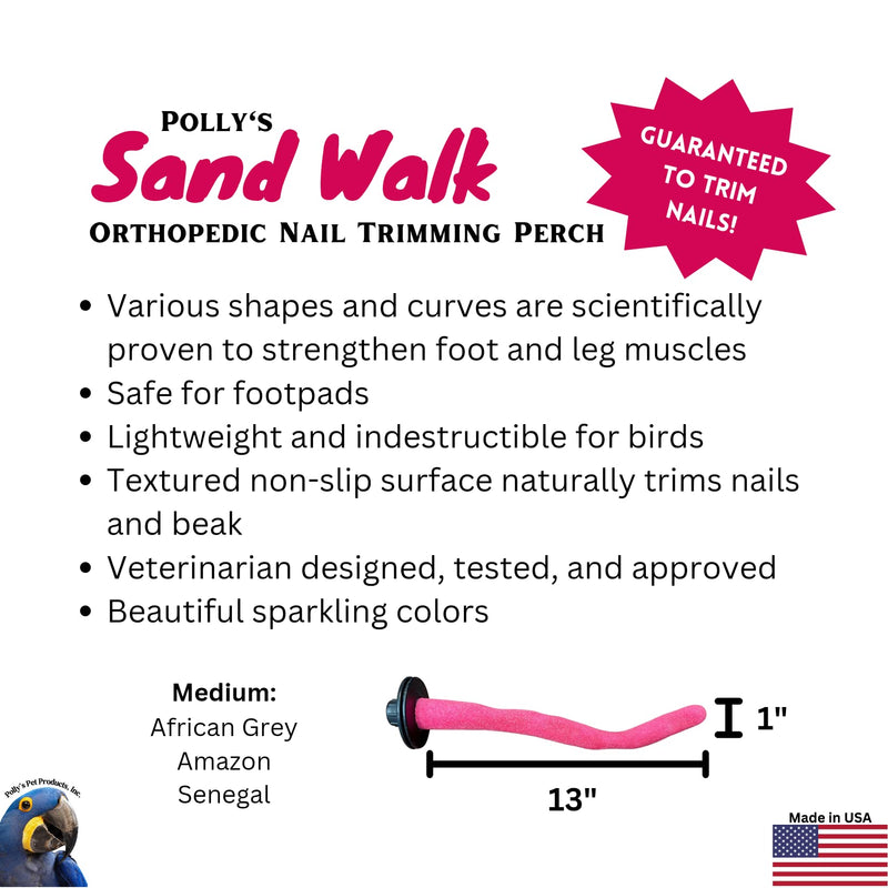 Orthopedic Sandwalk Medium Pink Medium, Pink - PawsPlanet Australia