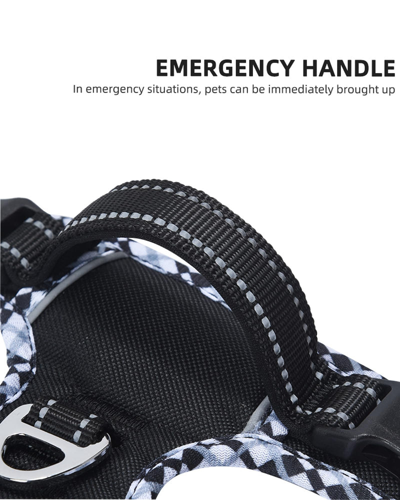 Petank Dog Harness Medium Sized Dog, Puppy Harness Medium Size Dog for Dog Training Walking, No Pull Dog Harness for Medium Dogs, Medium Dog Harness (Blue, M) Blue - PawsPlanet Australia