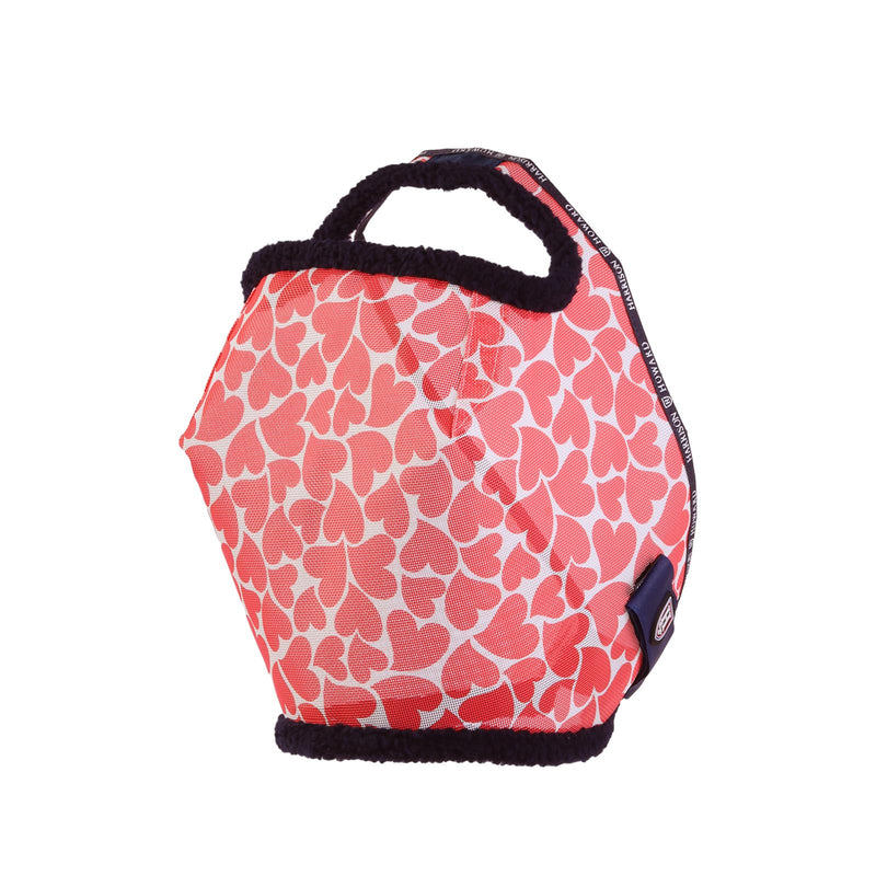 Harrison Howard All Round Mesh Horse Fly Mask UV Protective with Fleece Padded Edging and Fun Prints Forelock Opening Design Mask for Horse Hearts Medium - PawsPlanet Australia