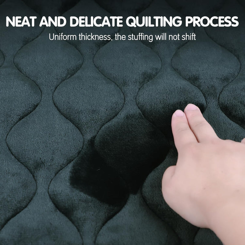 furrybaby Dog Bed Mat Flat Crate Mat with Anti-Slip Bottom Machine Washable Pet Kennel Pad for Dog Sleeping (L 42x28'', Grey Mat) 42.0"L x 28.0"W x 0.7"Th - PawsPlanet Australia