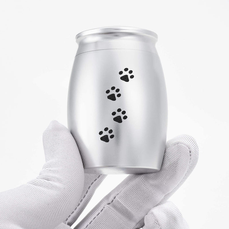 2.67 Inches Small Pet Urns for Dog Ashes Set of 2,Tiny Urn for Dog or Cats Ashes,Mini Pet Ashes Keepsake with Paw Print,Memorial Pet Cremation Urns - PawsPlanet Australia