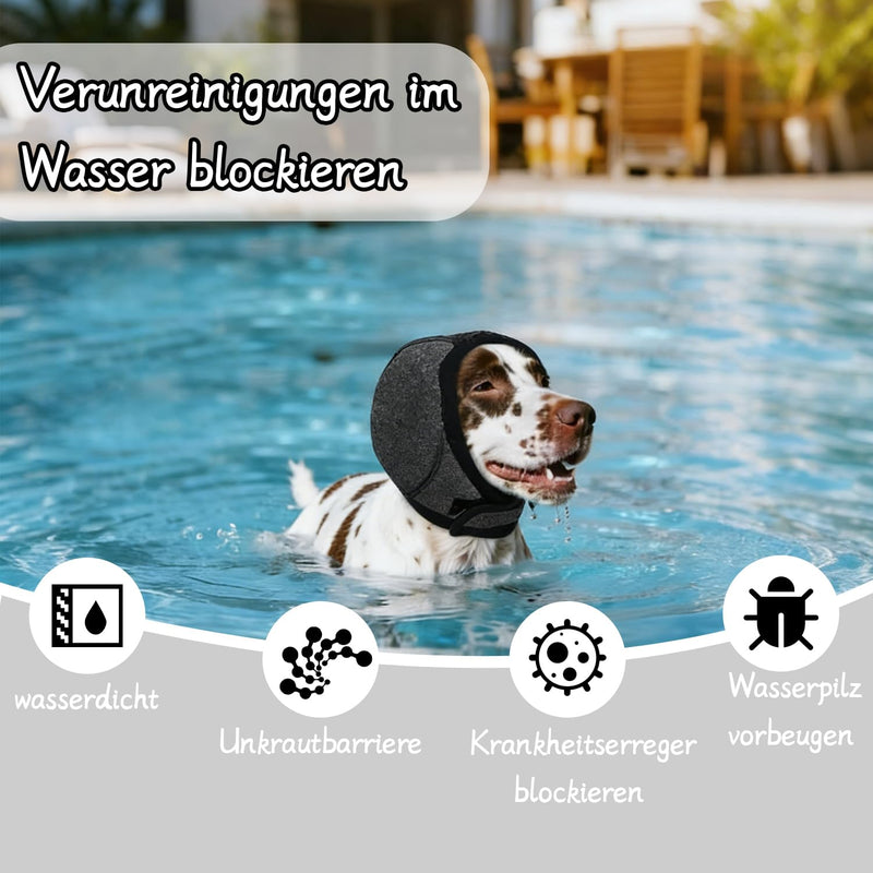 Dog Neck and Ear Winter Warmer, Waterproof & Warm Dog Ear Protectors for Grooming Bathing Swimming, Comfort Pet Ear Muffs Noise Protection