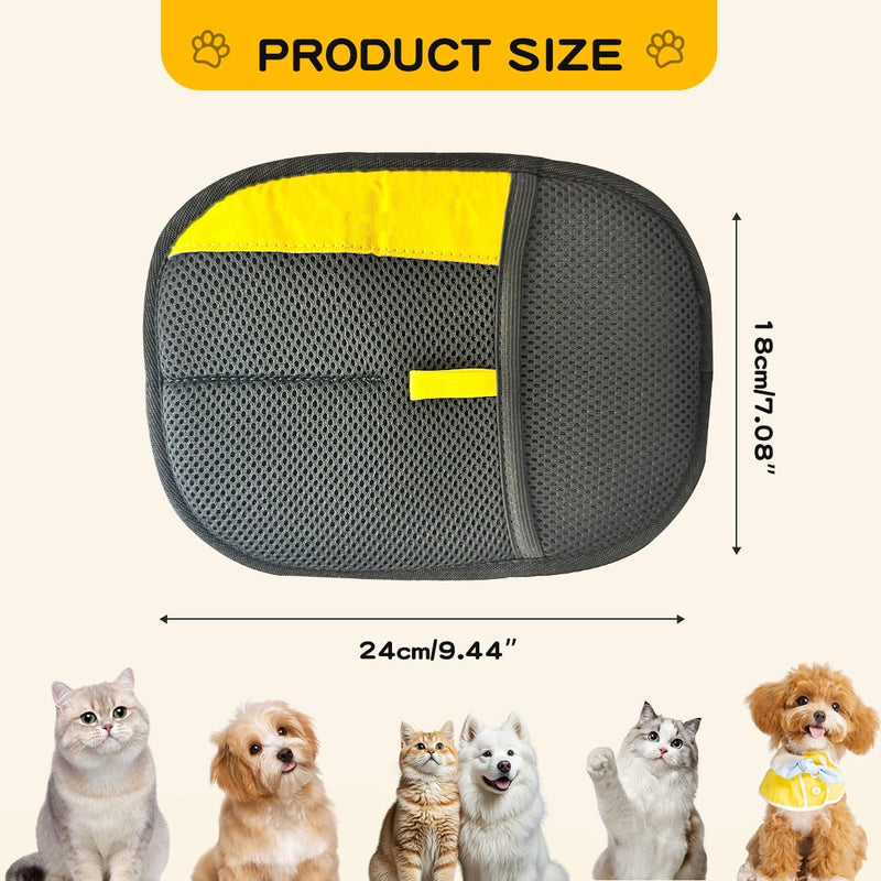 Electrostatic Pet Hair Removal Gloves: Quick Wiping - Reusable & Washable for Sofa Clothing Pet Beds Effortless Cats & Dogs Hair Remover for Busy Pet Owners - PawsPlanet Australia