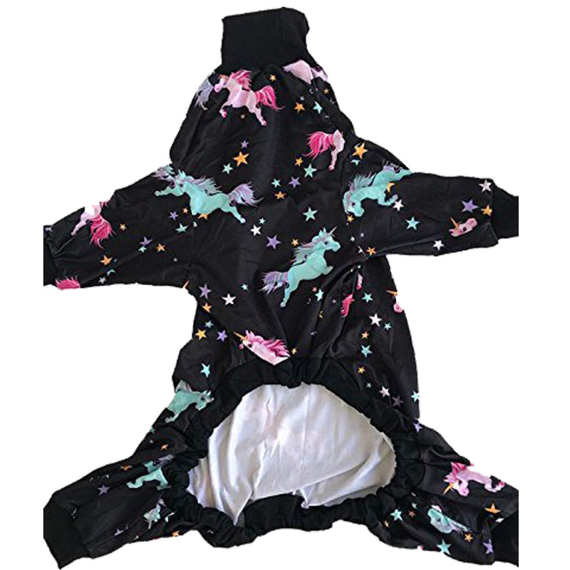 Tooth & Honey Pit Bull Unicorn Dog Pajamas - Lightweight, Full Coverage Pullover Pjs - Updated FIT Unicorn Dog Pajama X-Large - PawsPlanet Australia