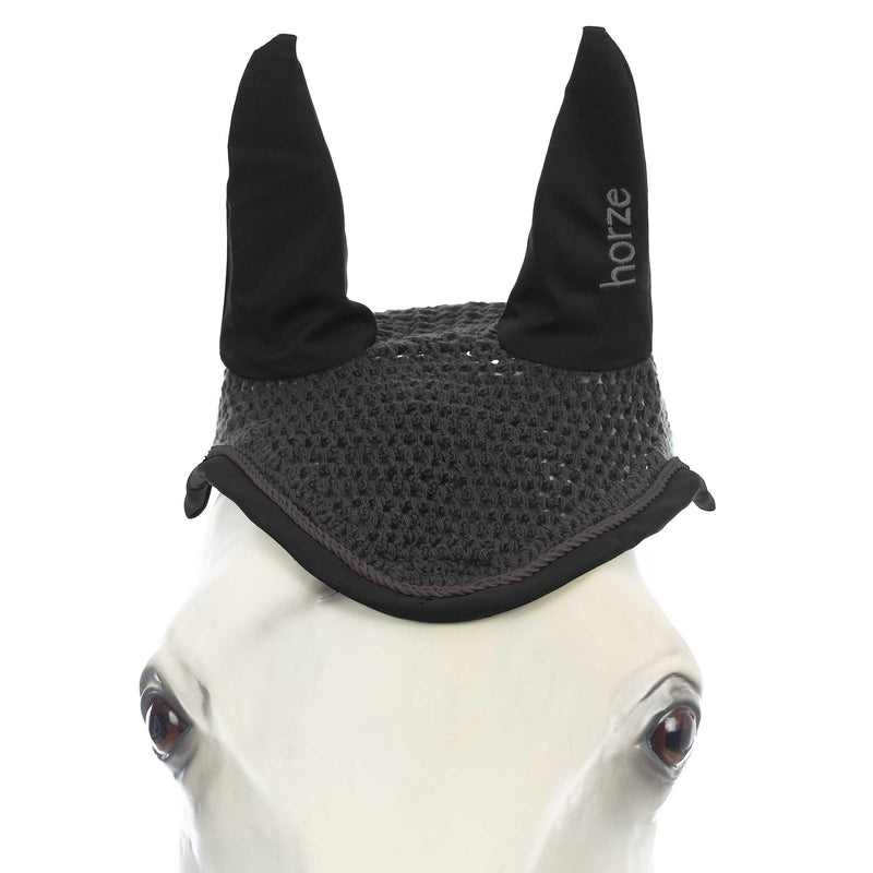 Horze Pegasus Pony Ear Net - Caviar - Pony