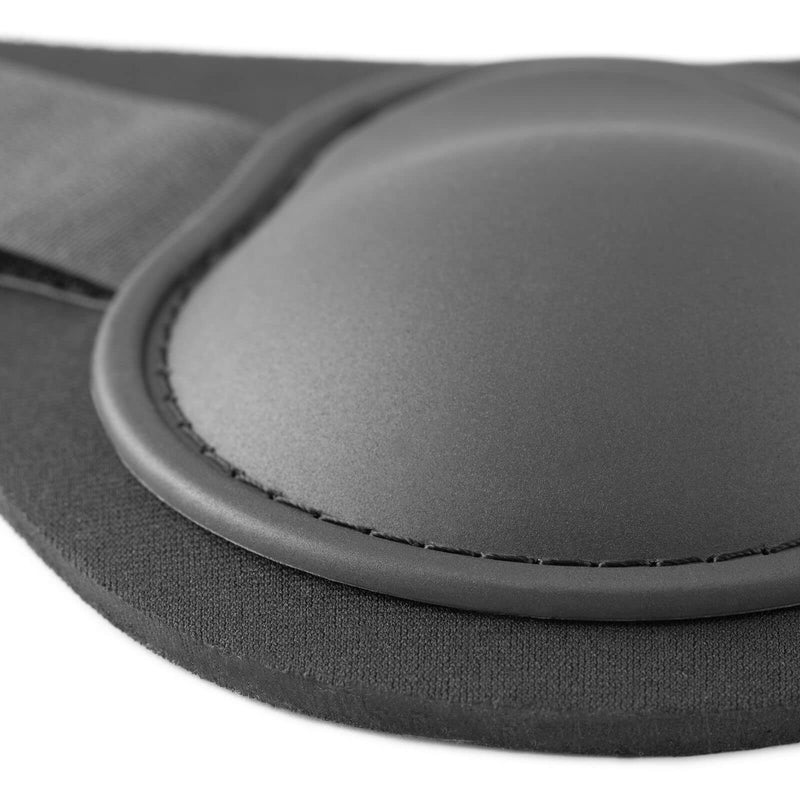 HORZE Chicago Fetlock Rear Boots | Lightweight, Adjustable, Jumping Horse Boots (Pair) - Black - Pony