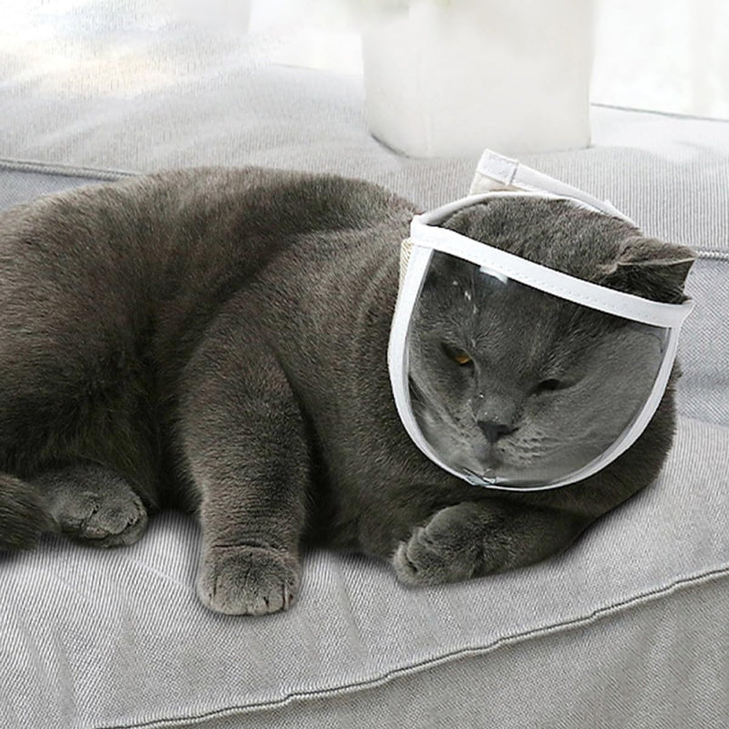 ULTECHNOVO Breathable cat face mask made of polyester with leg protection and gentle cat head protection for cats and kittens in the pet supplies section for beauty care