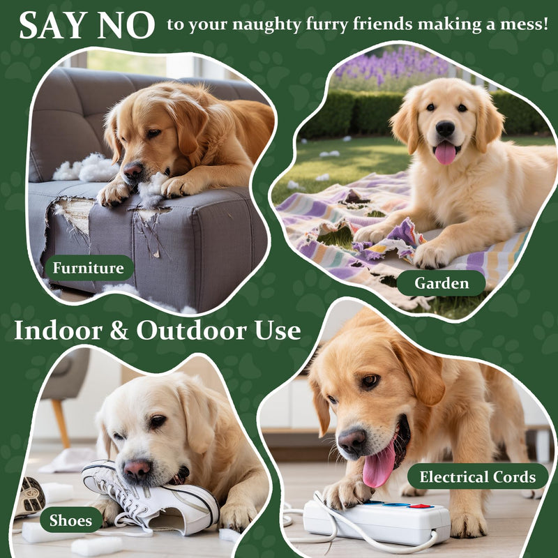 No Chew Spray for Dogs, Bitter Apple Deterrent to Stop Chewing, Licking and Biting on Furniture, Shoes and Plants, Alcohol Free Puppy Training Aid for Indoor and Outdoor Use, 2 Pack 100 ml - PawsPlanet Australia