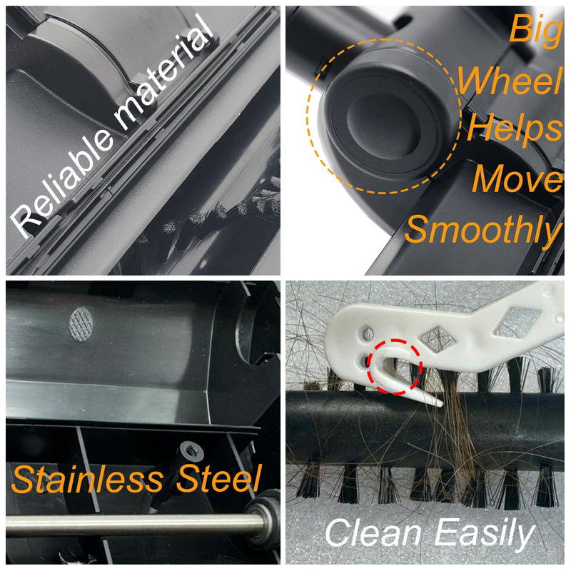 for Shop Vac Using 1 1/4'' & 2 1/2'' Accessories, Turbo Brush Head 1.25" Plus 2 1/2 Inch Vacuum Hose Adapter Compatible with Rigid Shop-Vac VacMaster Craftman - Vacuum Attachment for Pet Hair Removal - PawsPlanet Australia