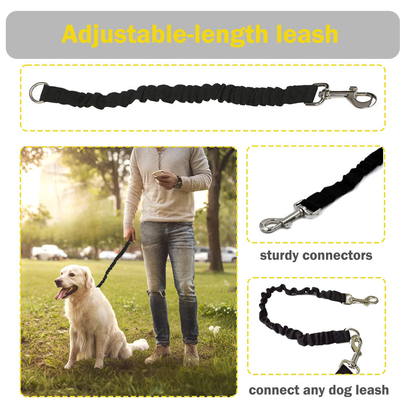 Dog Bike Leash 180° Rotating - Dogs Bike Attachment Bicycle Pet Leash Hands Free Thickened Steel Wire Rope Easy to Installation and Removal Fit for Medium Large Dog - PawsPlanet Australia