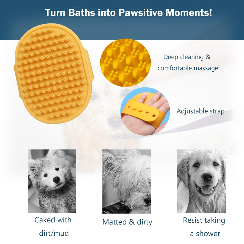 Slicker Brush for Dogs, Professional Dog Grooming Brush for Golden Doodle & Poodle - Deshedding Dog Brush for Medium or Long Haired Dogs, Remove Tangles, Knots and Mats (4PCS, Wooden, Large) - PawsPlanet Australia