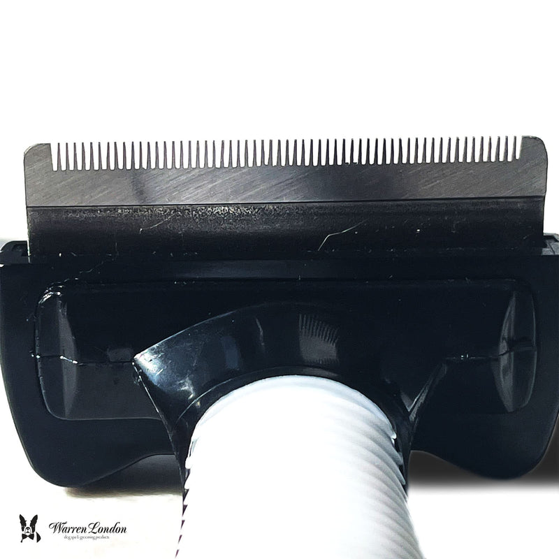 Deshedding Dog Brush by Warren London | Stainless Steel Deshedding Tool | Short Hair - Medium Short Hair | Medium - PawsPlanet Australia