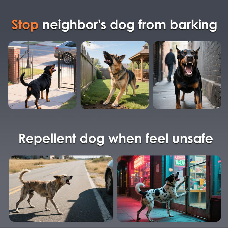 Dog Bark Deterrent Devices - Ultrasonic Flashlight Sound. Anti Barking Device for Dogs (Portable and Rechargeable with Stylish Design) - PawsPlanet Australia
