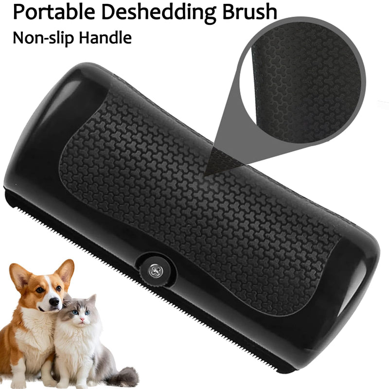 Deshedding Pet Brush, Grooming Brush for Dogs, Rabbits, Cats, Horses, Easy Long Hair Removal for Dogs, Pet Hair Remover Comb - PawsPlanet Australia
