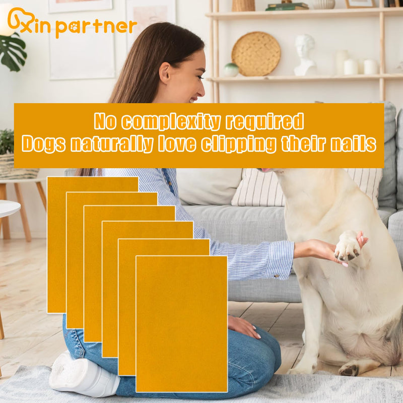 Dog Door Scratch Protector,Dog Nail File Board, Door Protector for Dog Scratching,self-Adhesive Instead of Emery Paper (13x9inch, Yellow) - PawsPlanet Australia