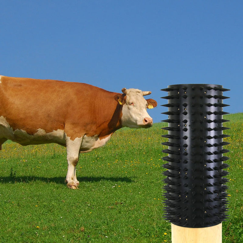 Cattle Scratcher - Livestock Scratching Brush | Horse Brushes Animal Scratch Itch Relief | Cattle Soft Touch Itch Post Pad For Livestock, Horse Grooming, Cattle, Sheep（33.8x42cm） - PawsPlanet Australia