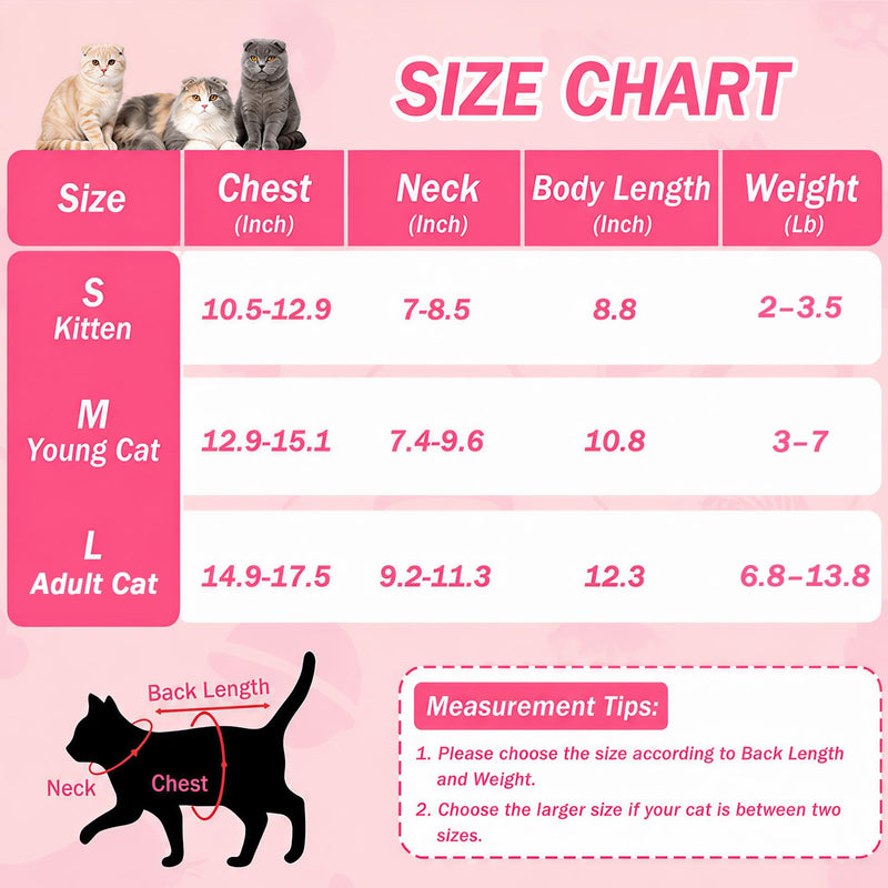 Coppthinktu Cat Recovery Suit Female for Surgical Abdominal Wounds, Breathable Cat Onesie for Cats After Surgery Bodysuit Female, Kitten Recovery Suit Cone of Shame Alternative Anti Licking Blue Medium