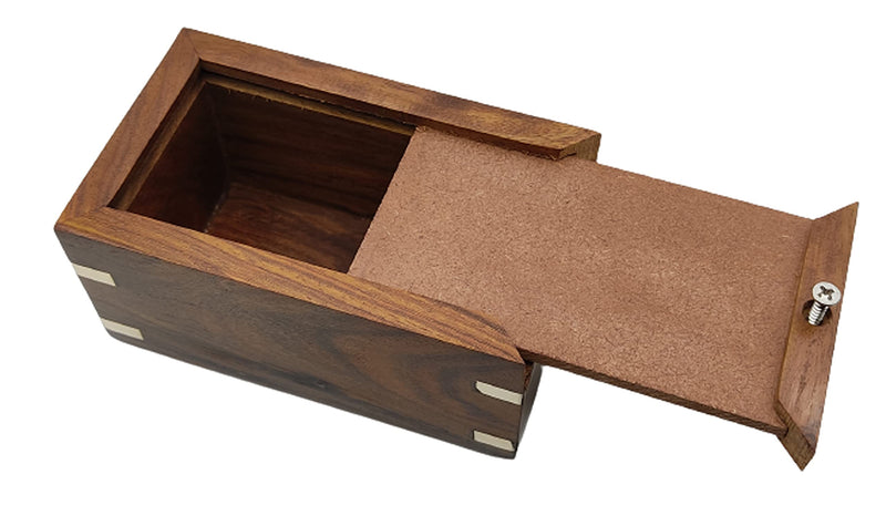 Wooden Urn - Pet Urns for Dogs Ashes, Decorative Wooden Pet Urns for Ashes - Rosewood Cremation Urns for Dogs, Pet Urns for Cats, Wooden Cremation Box (Two Paws) 5''LENGTH x 3''WIDTH x2.5''HEIGHT - PawsPlanet Australia