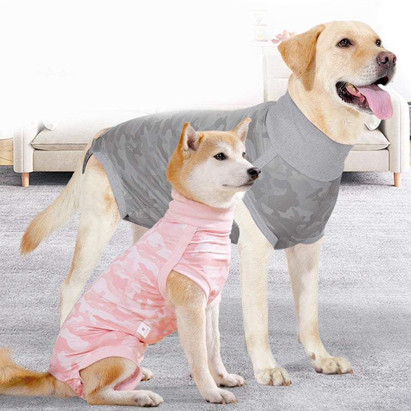 Machine Washable Dog Surgical Suit for Abdominal Wound Care Stops Licking Comfort and Easy Movement Ensures Dog Restoration