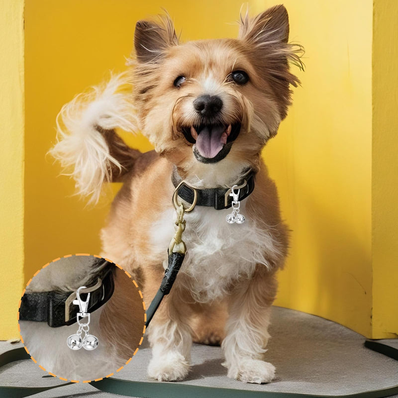 4 Pcs Mini Dog Collar Bells, Cat Bell, Silver Pet Pendant Accessories for Training, Loud Charms for Dogs and Cats - PawsPlanet Australia
