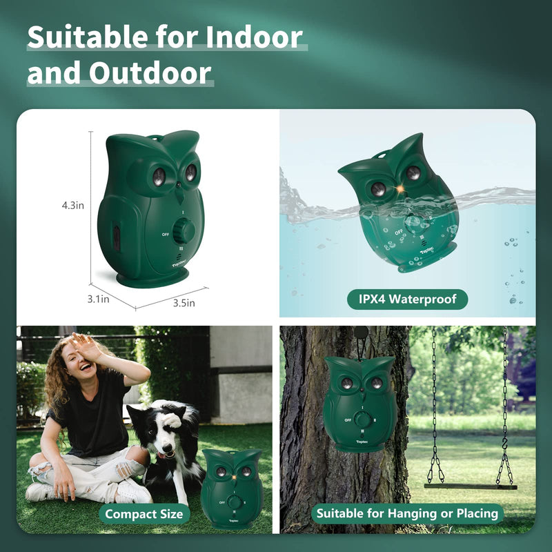 Dog Barking Control Devices with Dual Ultrasonic Speakers, Stronger Rechargeable Anti-Bark Device for Outdoor Waterproof and Indoor, Dog Barking Deterrent Safe for Human & Dogs - PawsPlanet Australia