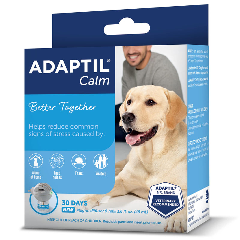 ADAPTIL Dog Calming Pheromone Diffuser, 30 Day Starter Kit (48 mL)