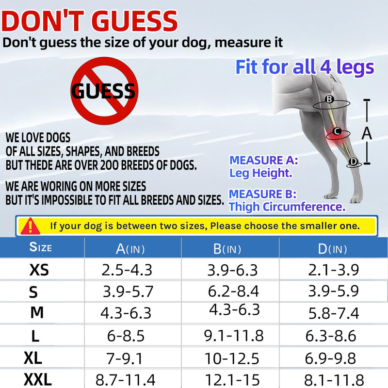 Dog Knee Brace for Torn ACL & Hind Leg Support – Adjustable Cruciate Ligament & Luxating Patella Brace for Recovery, Arthritis Relief, and Pain Reduction
