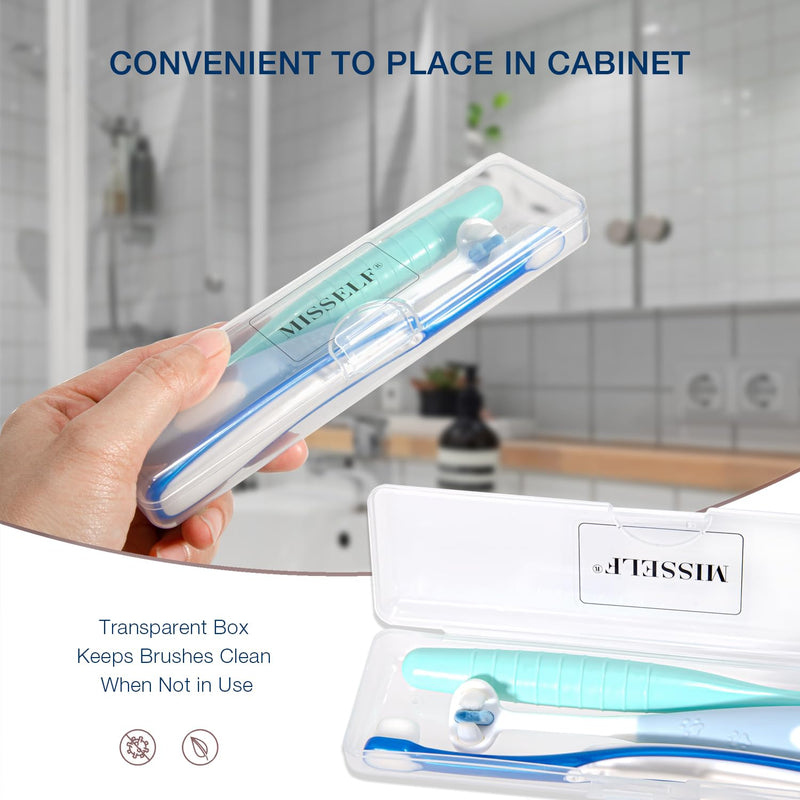 Ultra Soft Nano Dog Toothbrush Kit for Small Breed, Silicone 360 Pet Tooth Brushes for Dogs Cat,Canine Dental Care Set of 3 Different Shapes - PawsPlanet Australia