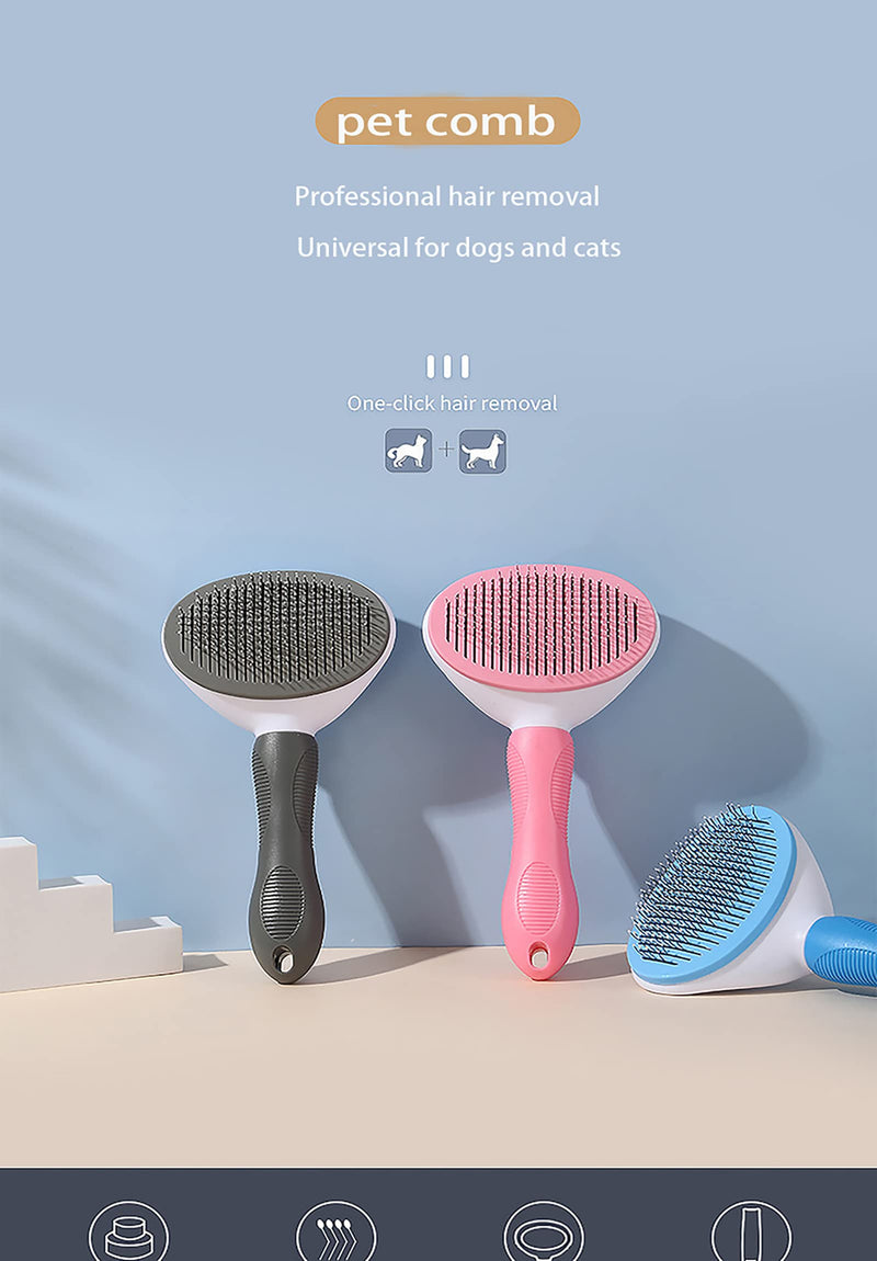 Peine para perros y gatos, cepillo para quitar el pelo de los animales, elimina el pelo de las mascotas (Blue) - PawsPlanet Australia